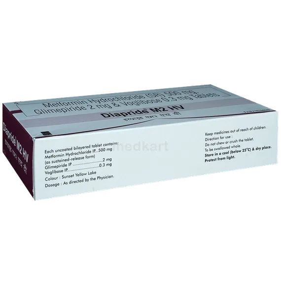 diapride m2 hv tablet 15's